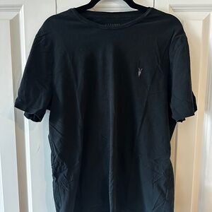 All Saints Ramskull Black T Shirt (XL)